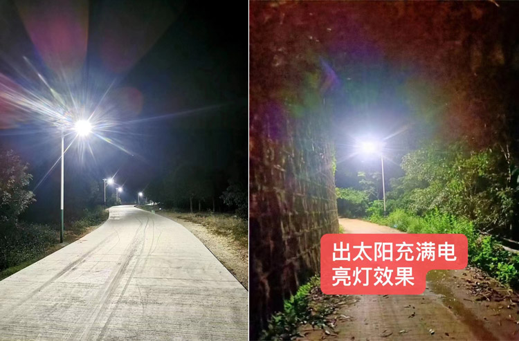 乡村太阳能路灯案例