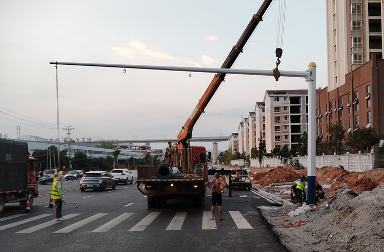 怀化道路监控杆案例